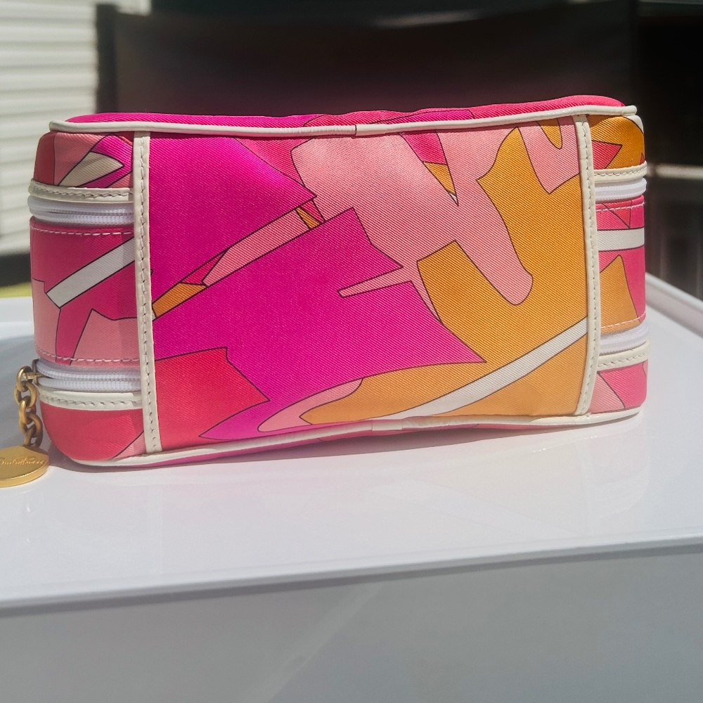 Authentic Vintage Emilio Pucci Vibrant Cosmetic Bag NWOT - Picture 6 of 14